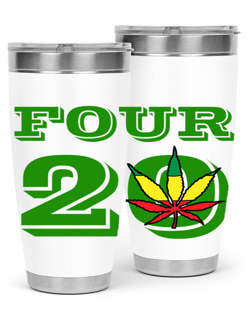 four twenty 87#- marijuana- Tumbler