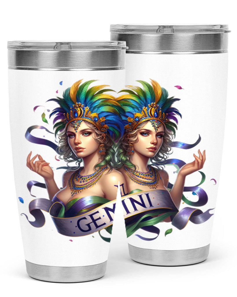 gemini 243#- zodiac- Tumbler