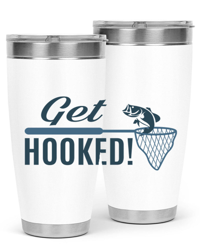 get hooked 133#- fishing- Tumbler