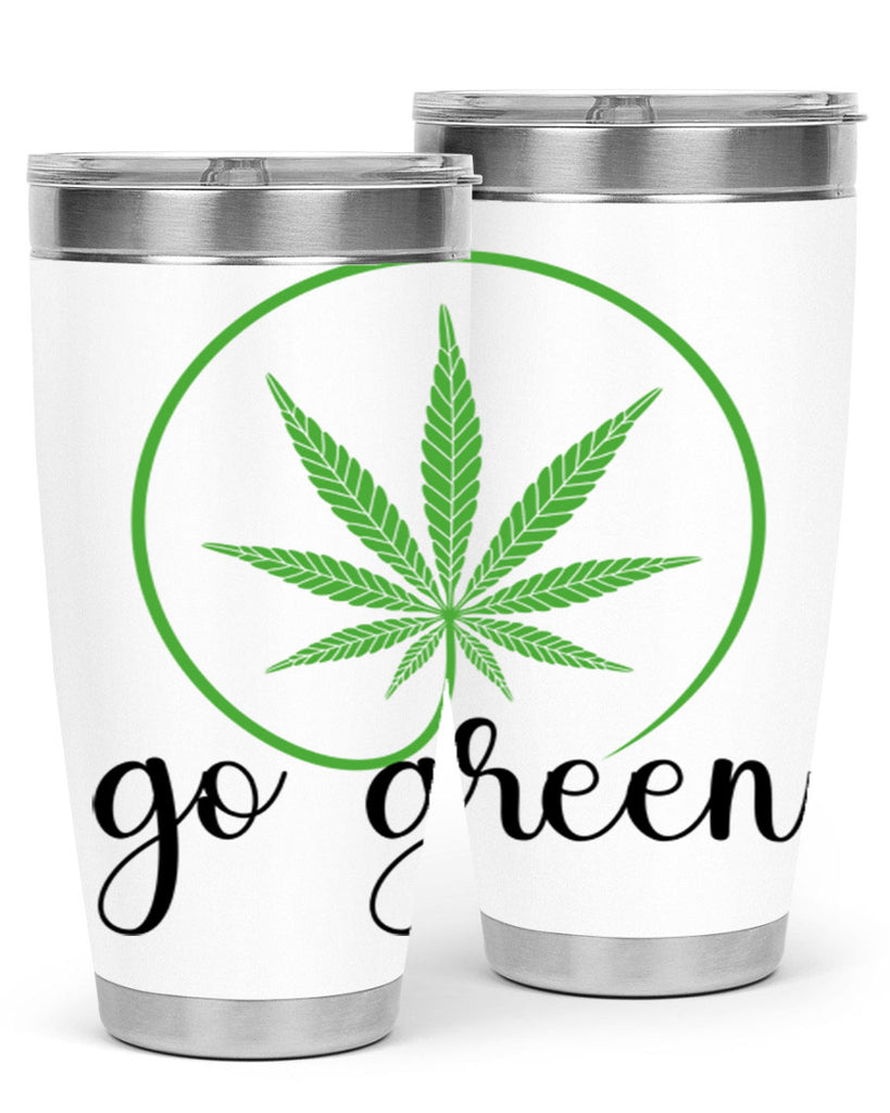 go green cannabis 92#- marijuana- Tumbler