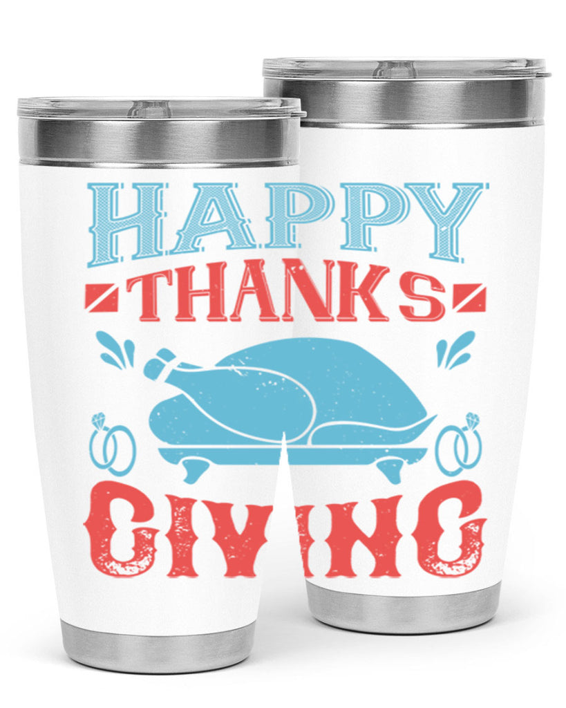 happy thanks giving 36#- thanksgiving- Tumbler