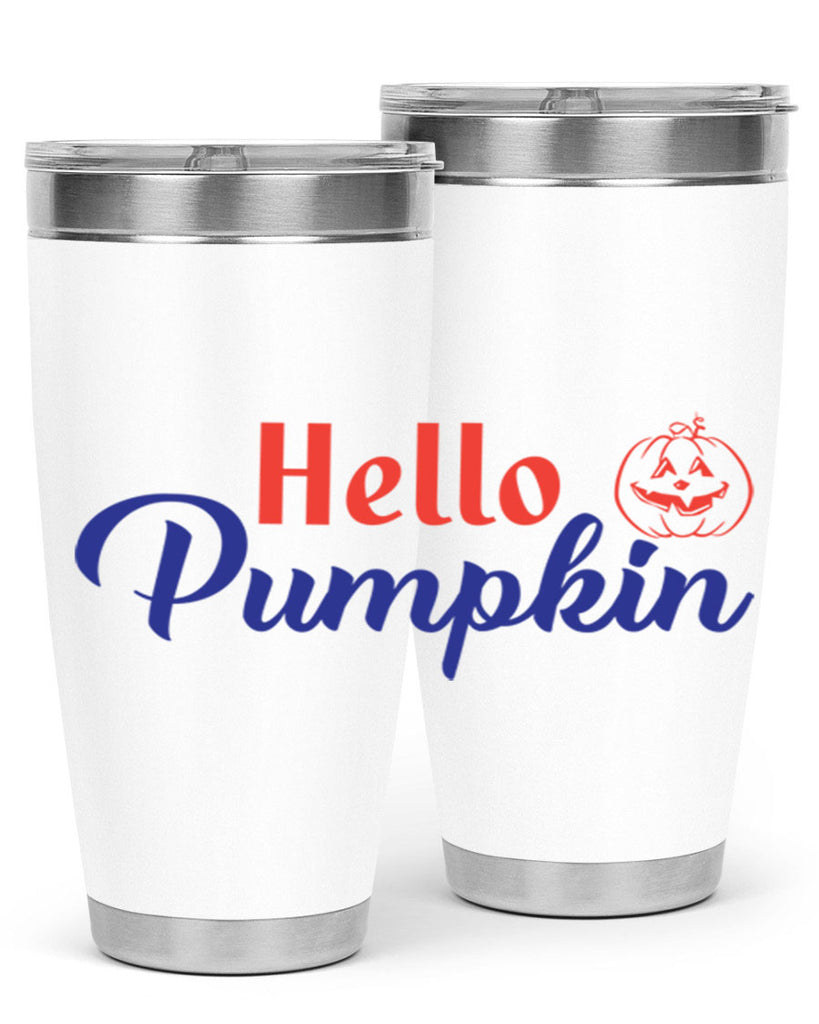 hello pumpkin 288#- fall- Tumbler