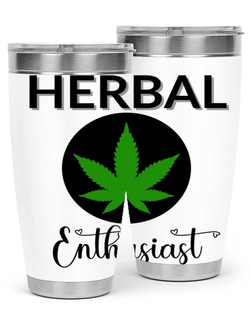 herbal enthusiast 109#- marijuana- Tumbler