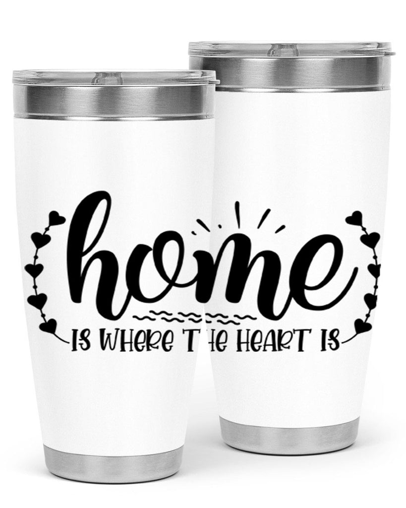home is where the heart is 38#- home- Tumbler