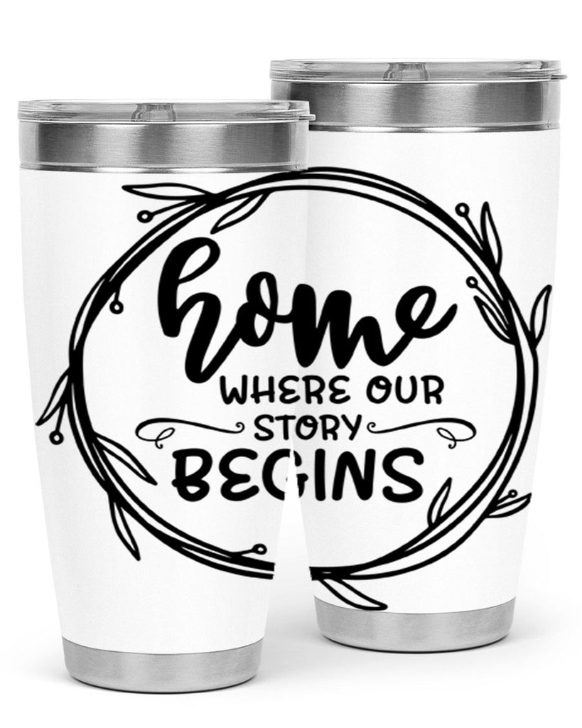 home where our story begins 22#- home- Tumbler