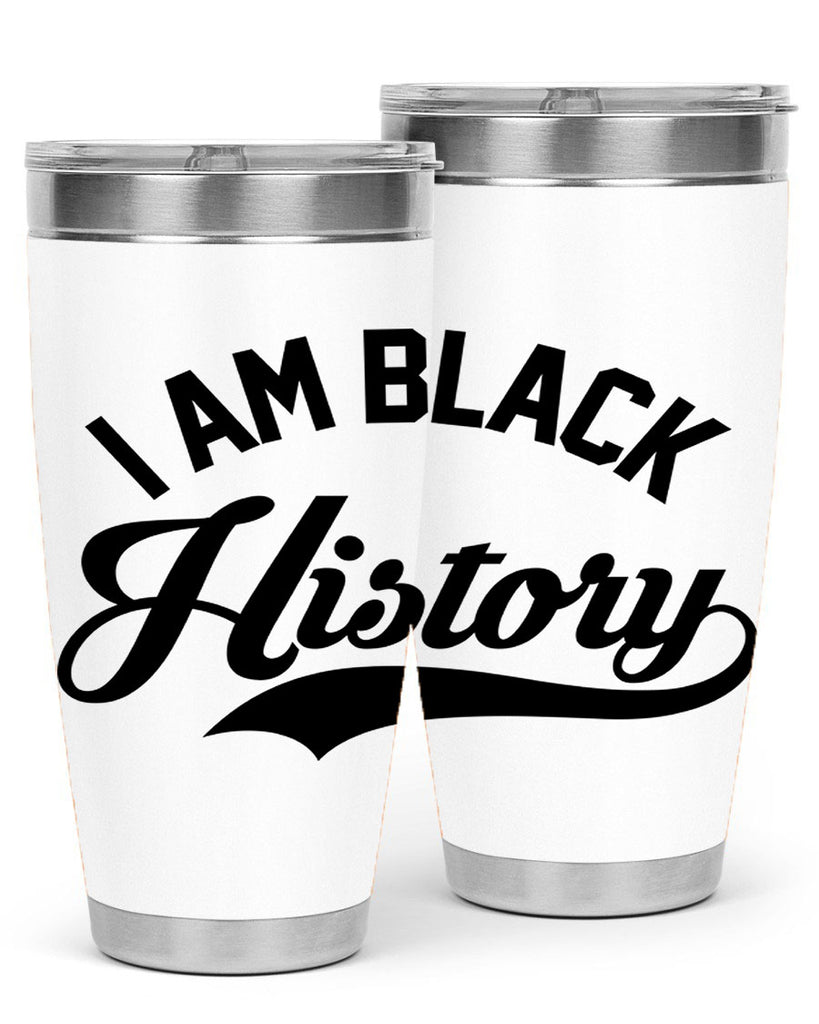 i am black  history 118#- black words phrases- Cotton Tank