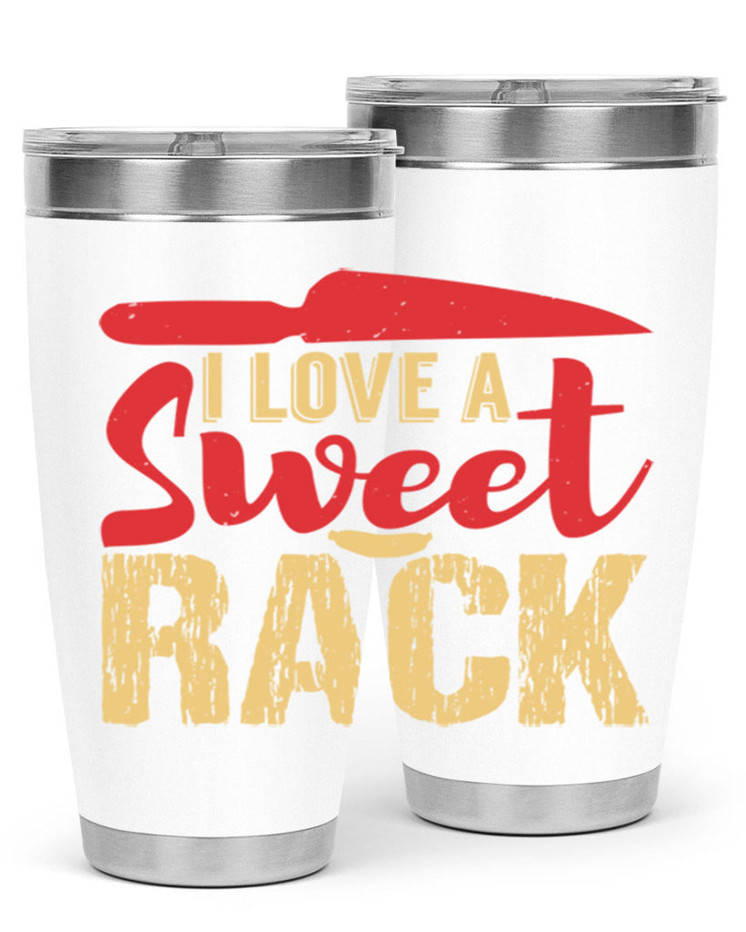 i love a sweet rack 40#- bbq- Tumbler