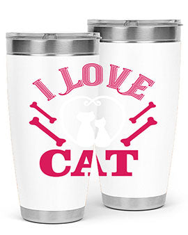 i love cat Style 56#- cat- Tumbler