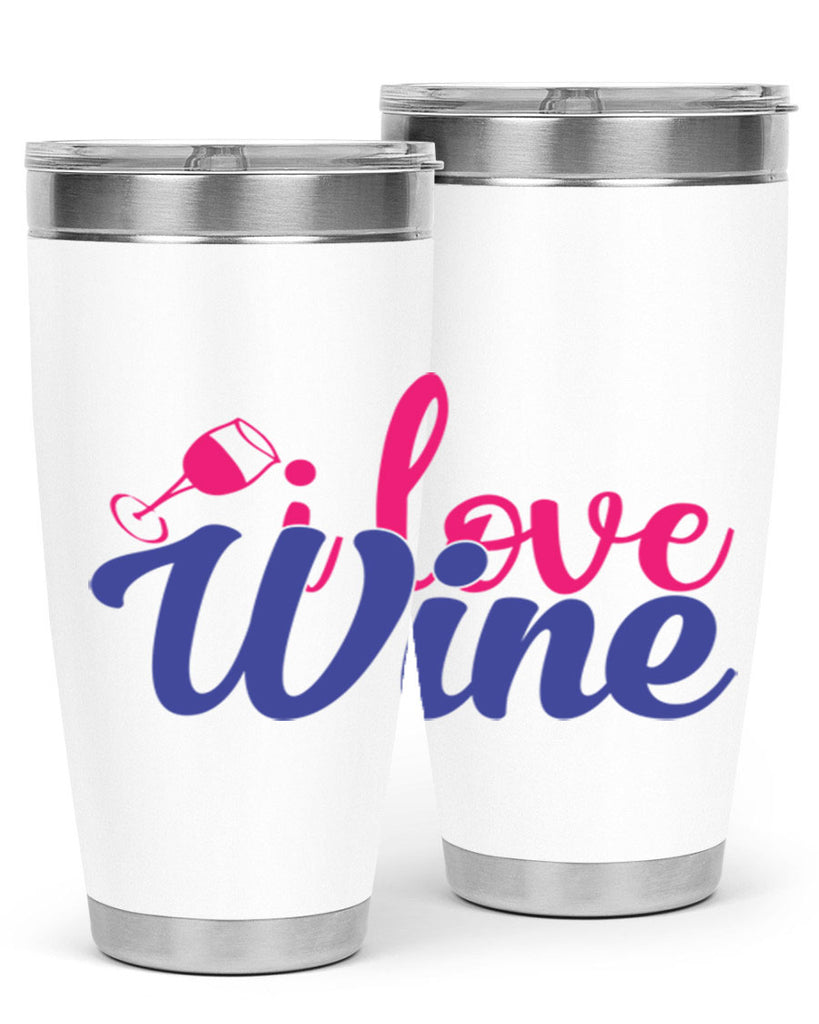 i love wine 402#- mom- Tumbler