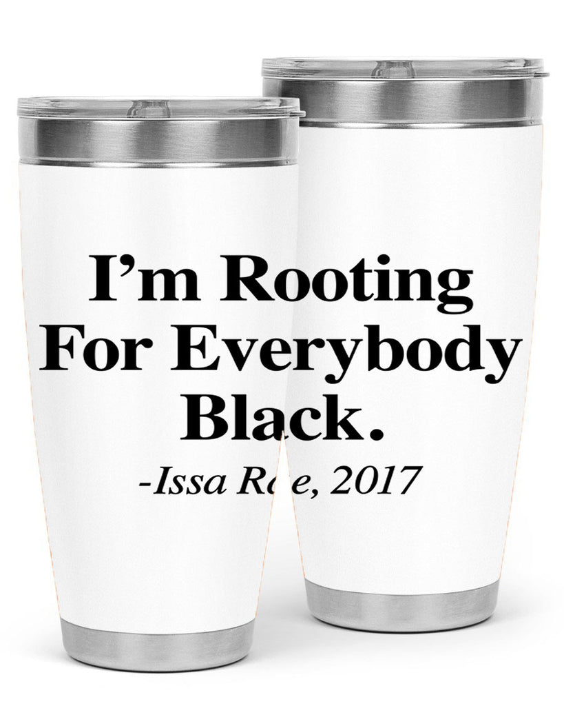 im  rooting for everybody black  109#- black words phrases- Cotton Tank