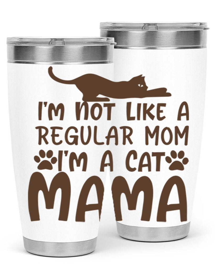 im not like a regular mom im a cat mama 256#- mom- Tumbler