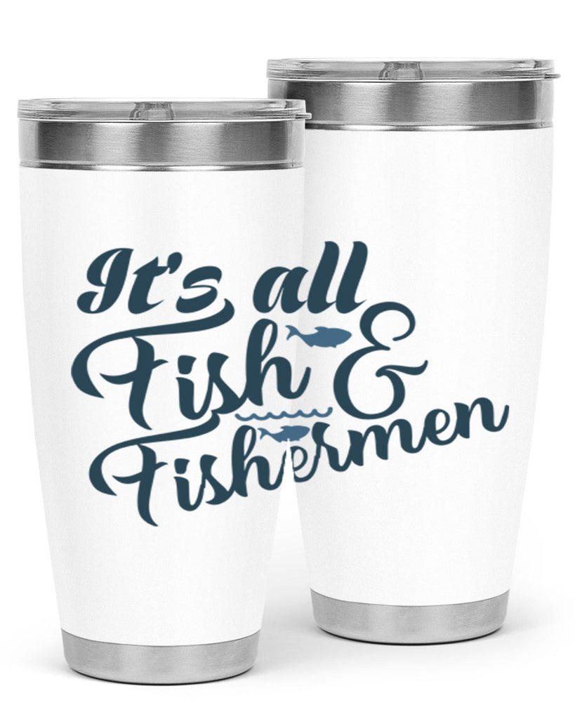 its all fish 80#- fishing- Tumbler