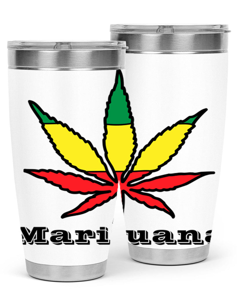 jamican cannabis 164#- marijuana- Tumbler