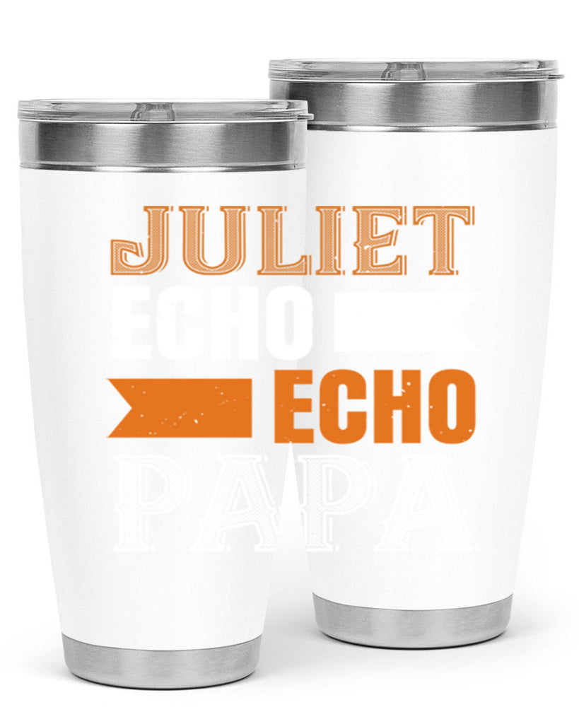 juliet echo echo papa 30#- grandpa - papa- Tumbler