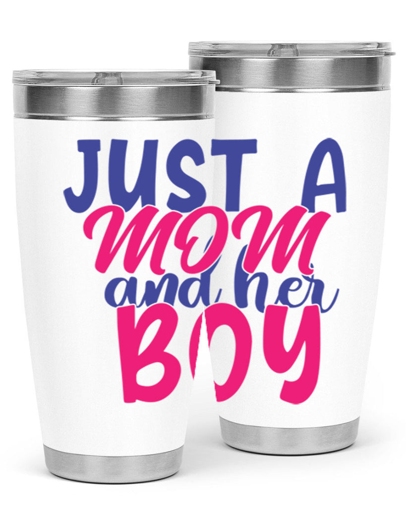 just a mom and her boy 392#- mom- Tumbler