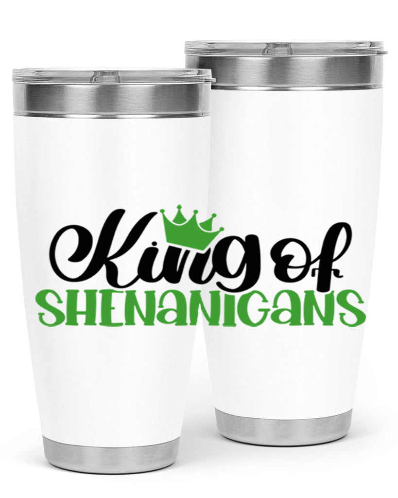 king Of Shenanigans Style 74#- St Patricks Day- Tumbler