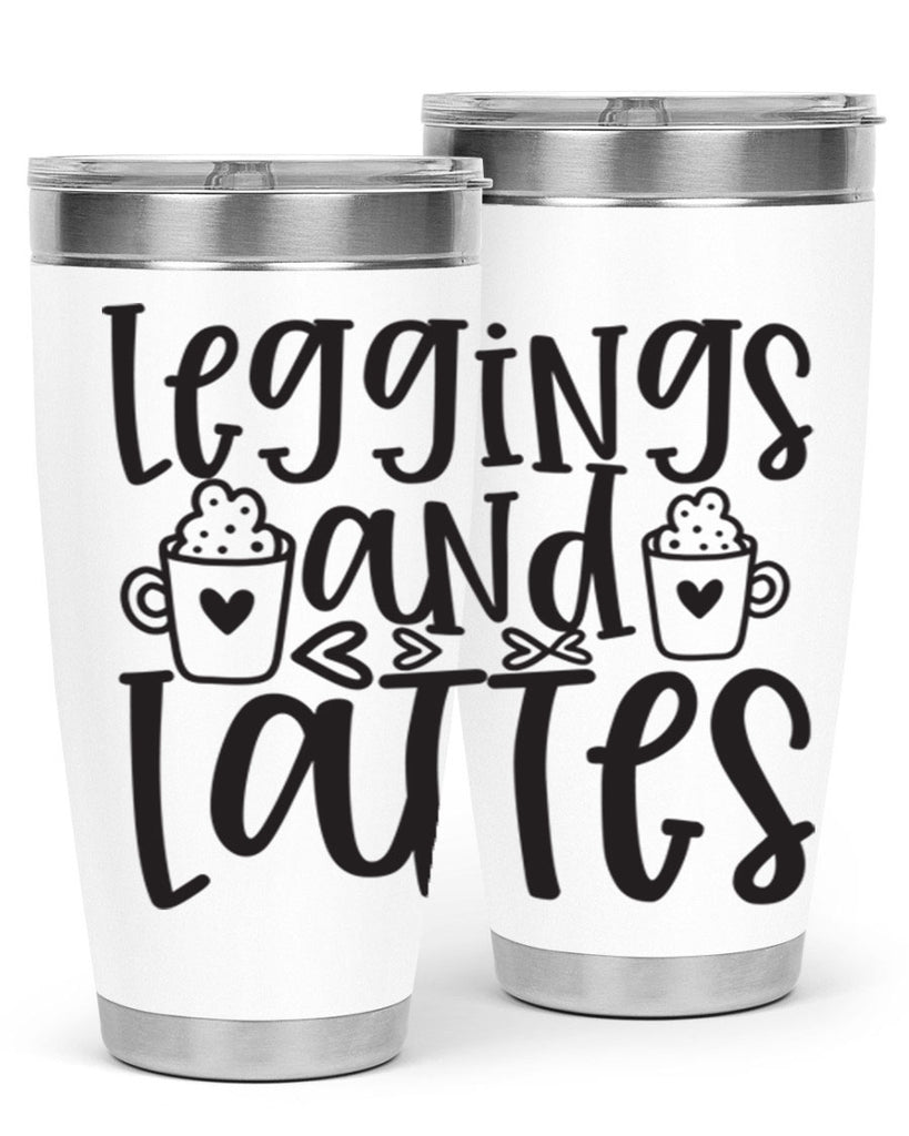 leggings and lattes 389#- mom- Tumbler