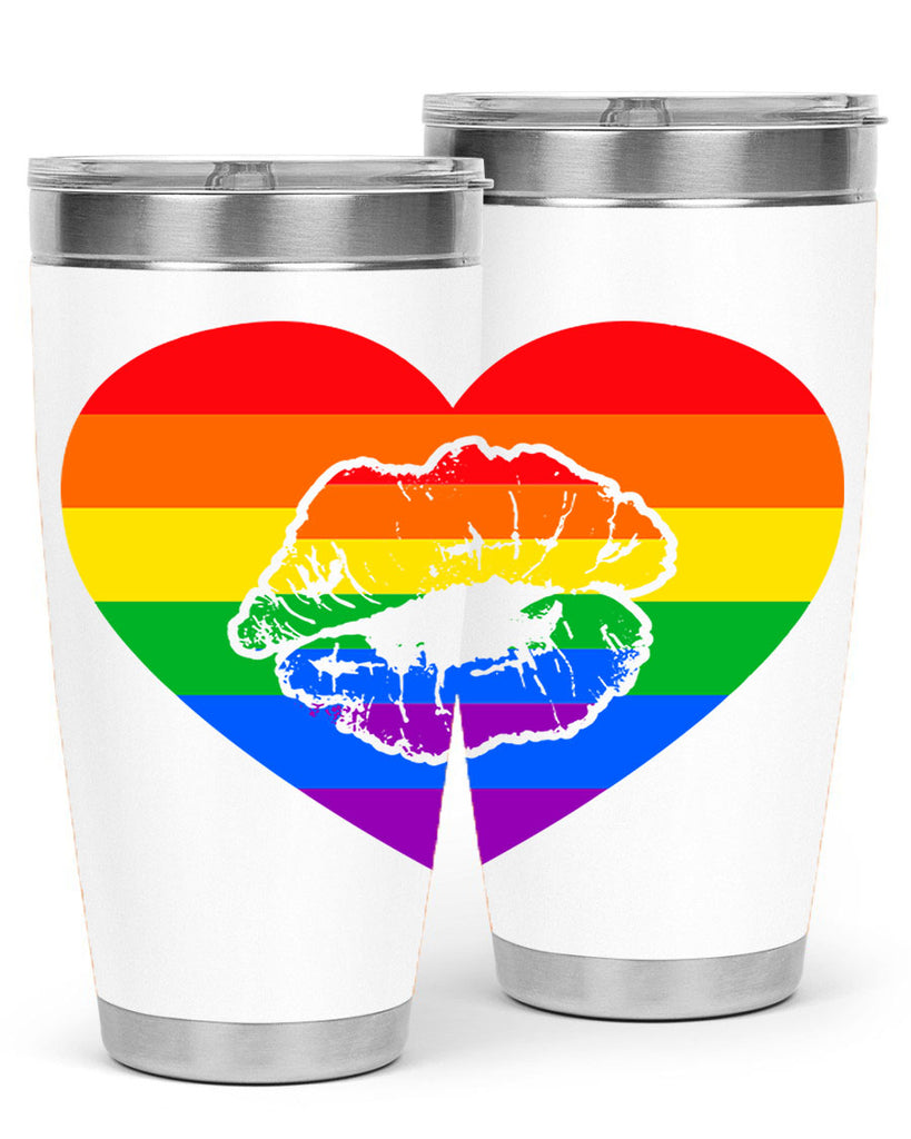 lgbt rainbow cool lip lgbt 96#- lgbt- Tumbler