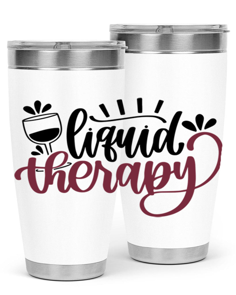 liquid therapy 44#- wine- Tumbler