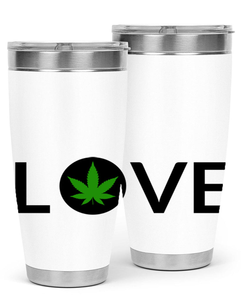 love cannabis 189#- marijuana- Tumbler