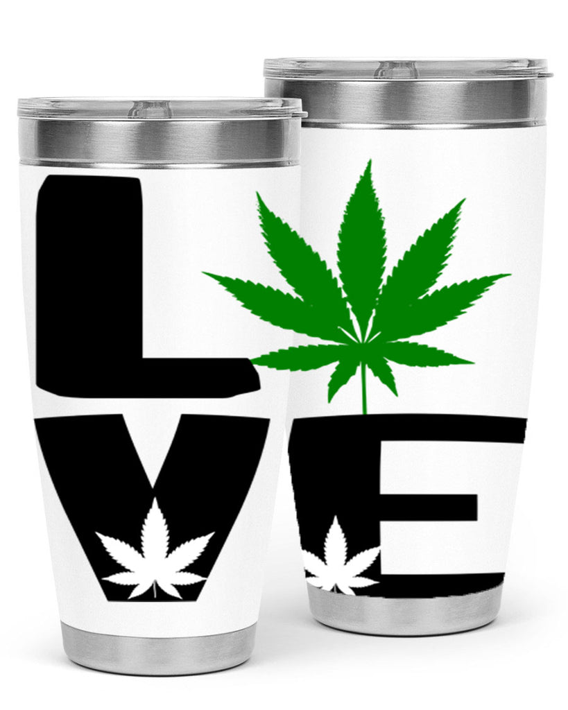 love cannabis 191#- marijuana- Tumbler