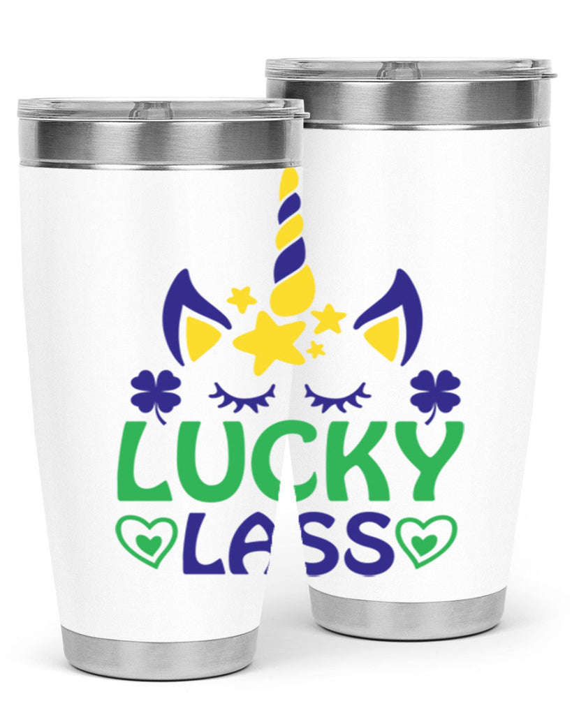 lucy lass 11#- mardi gras- Tumbler