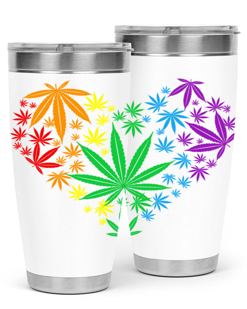 marijuana heart 200#- marijuana- Tumbler