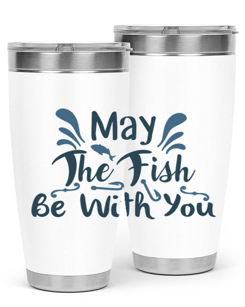 may the fish 54#- fishing- Tumbler