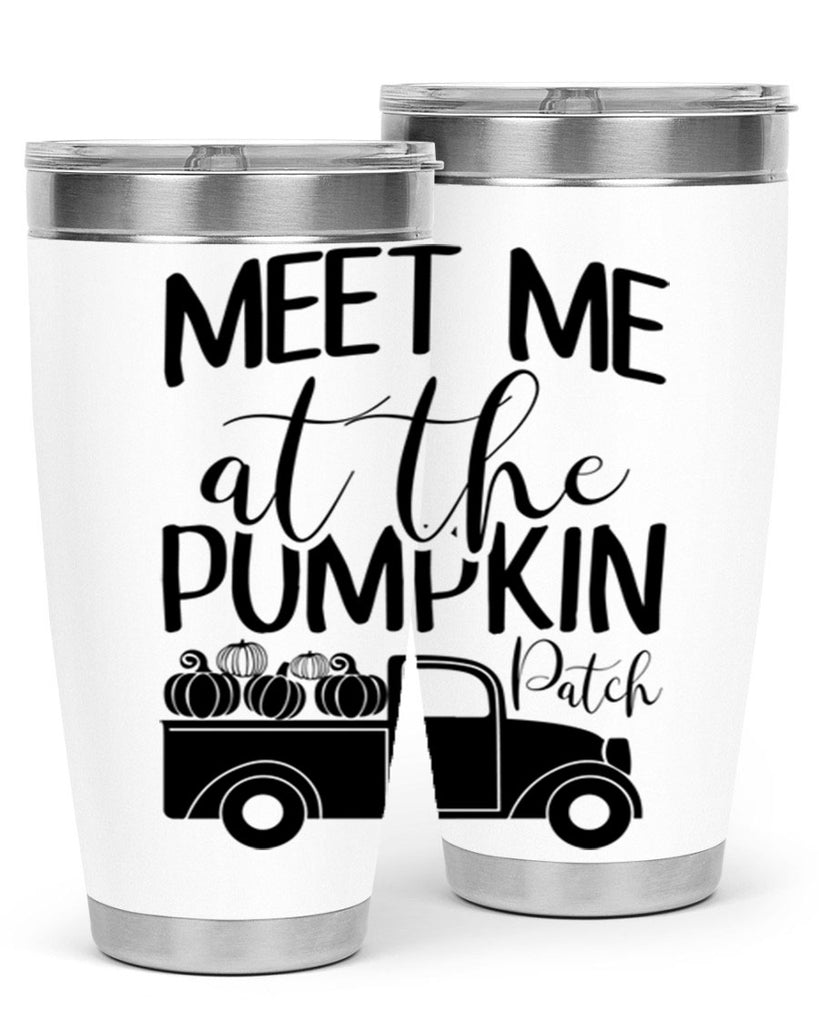 meet me at the pumpkin patch 424#- fall- Tumbler