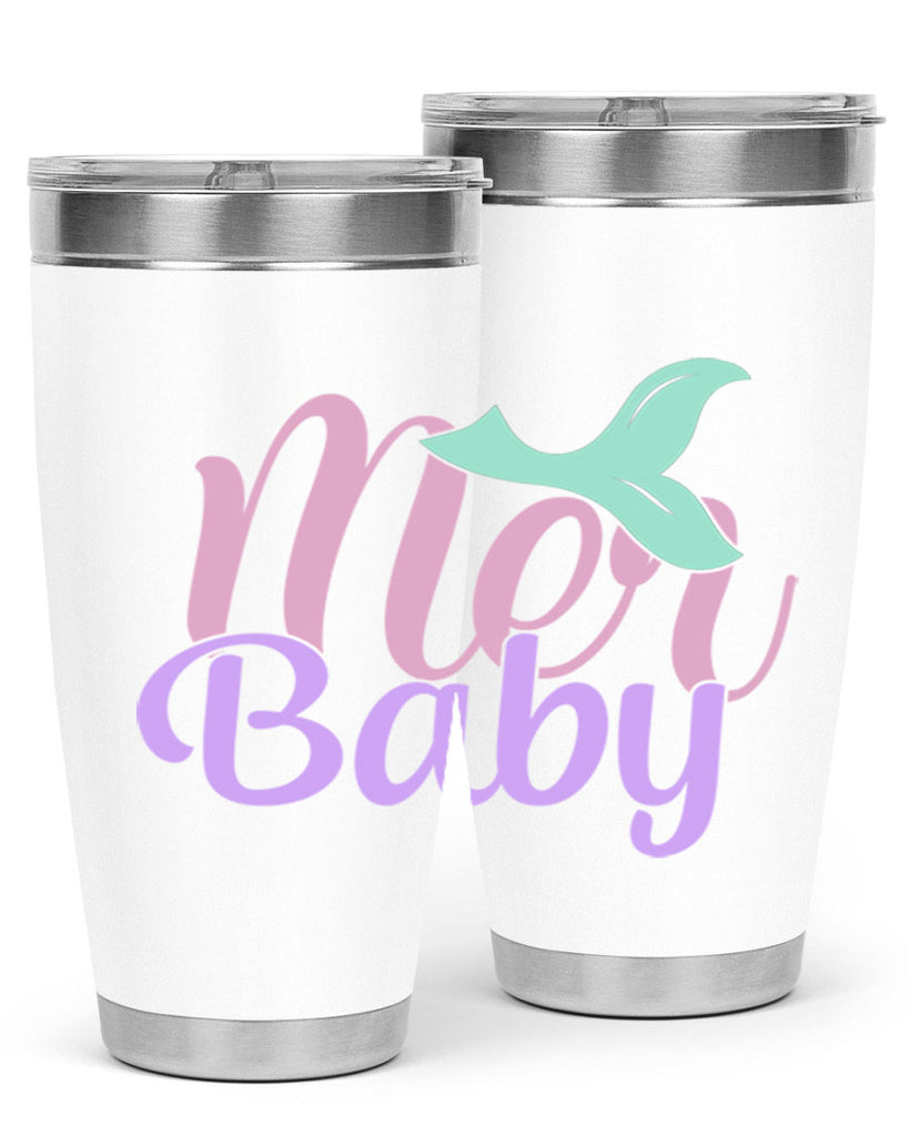 mer baby 3#- mermaid- Tumbler