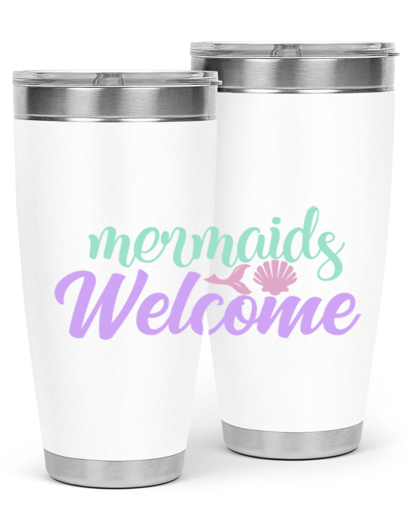 mermaids welcome 6#- mermaid- Tumbler