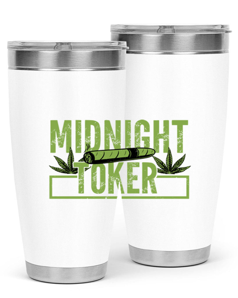 midnight toker 211#- marijuana- Tumbler