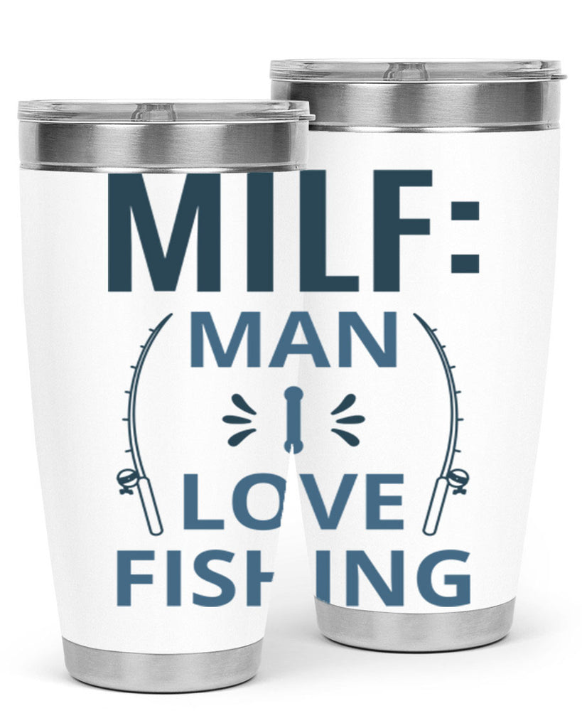 milf man 51#- fishing- Tumbler