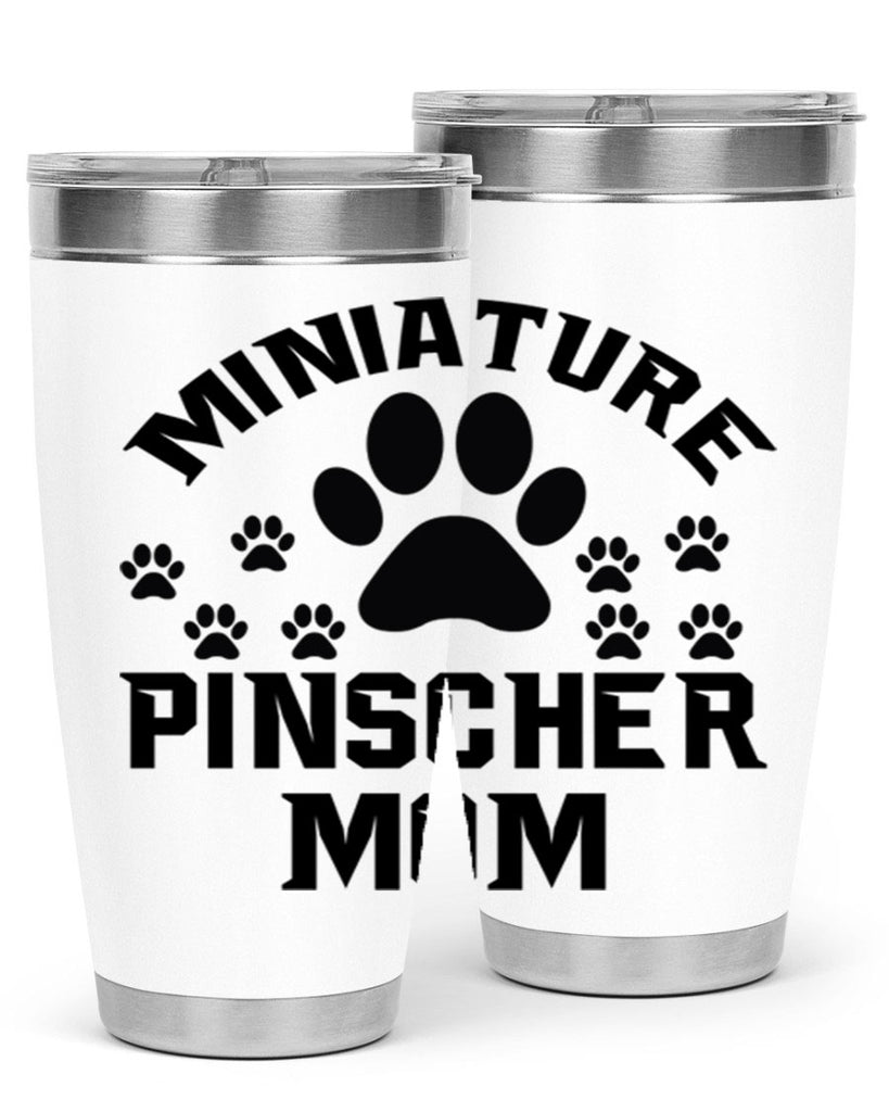 miniature pinscher mom 129#- mom- Tumbler