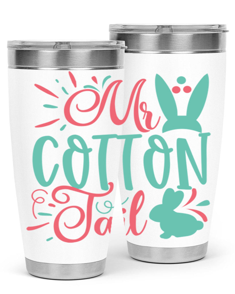 mr cotton tail 109#- easter- Tumbler