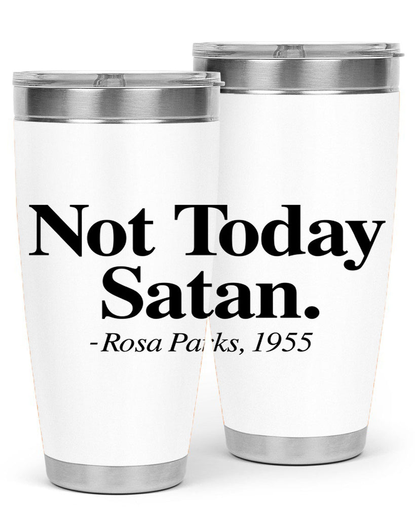 not today satan rosa parks 59#- black words phrases- Cotton Tank