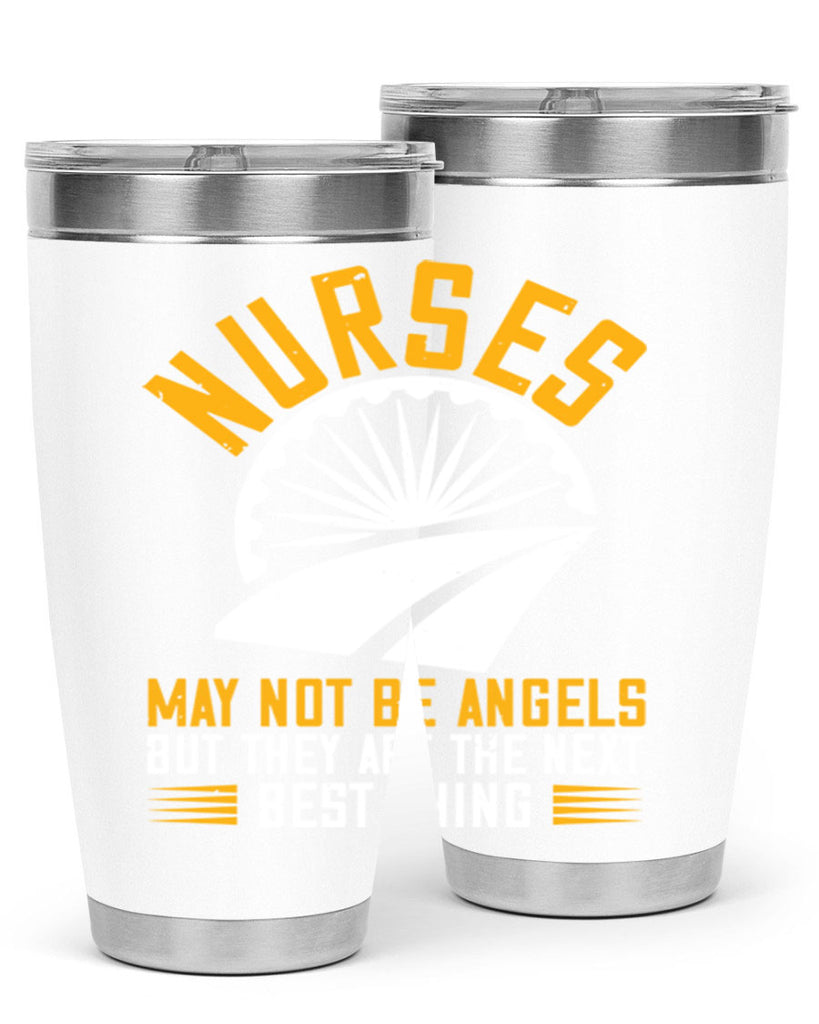 nurses may not be angels Style 265#- nurse- tumbler