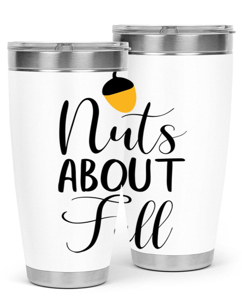 nuts about fall 445#- fall- Tumbler
