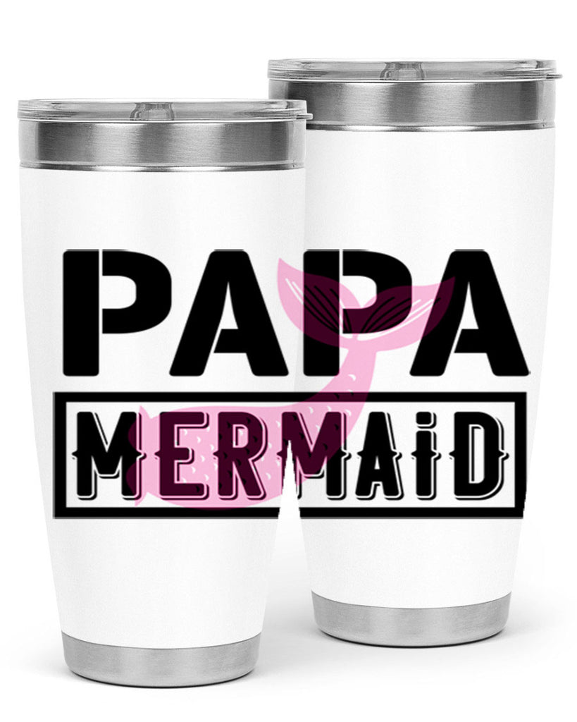 papa mermaid 533#- mermaid- Tumbler