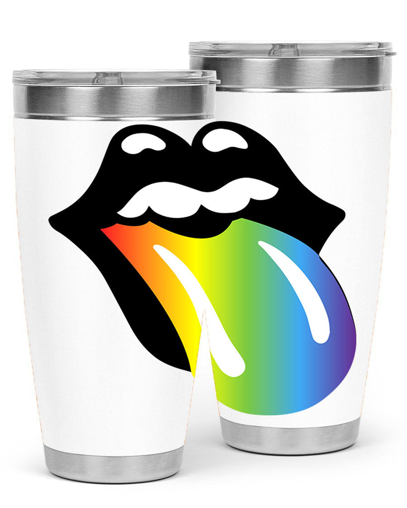 rainbow mouth and tongue 5#- lgbt- Tumbler