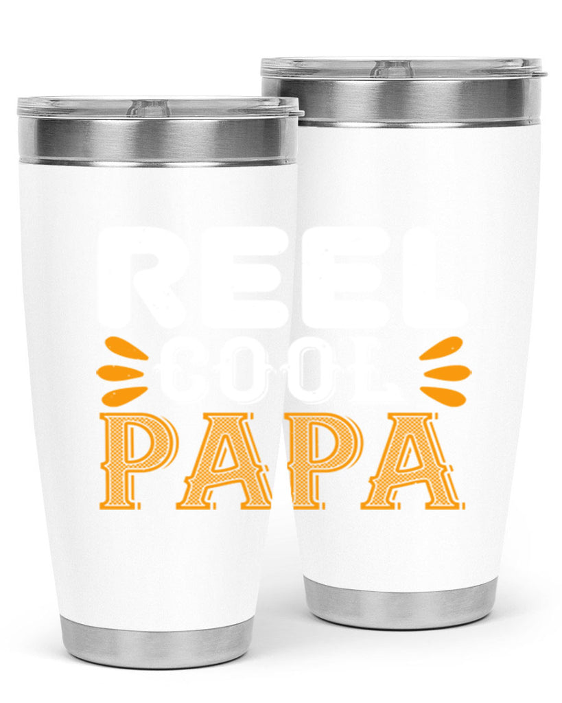 reel cool papa 12#- grandpa - papa- Tumbler