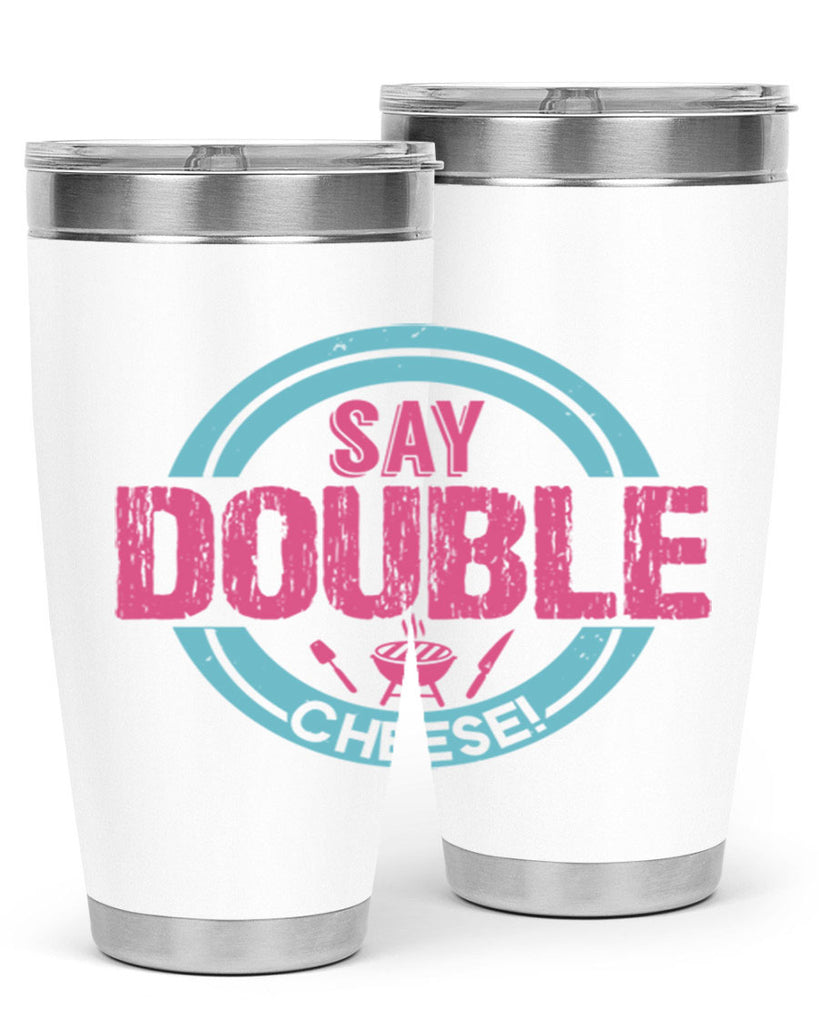 say double cheese 14#- bbq- Tumbler