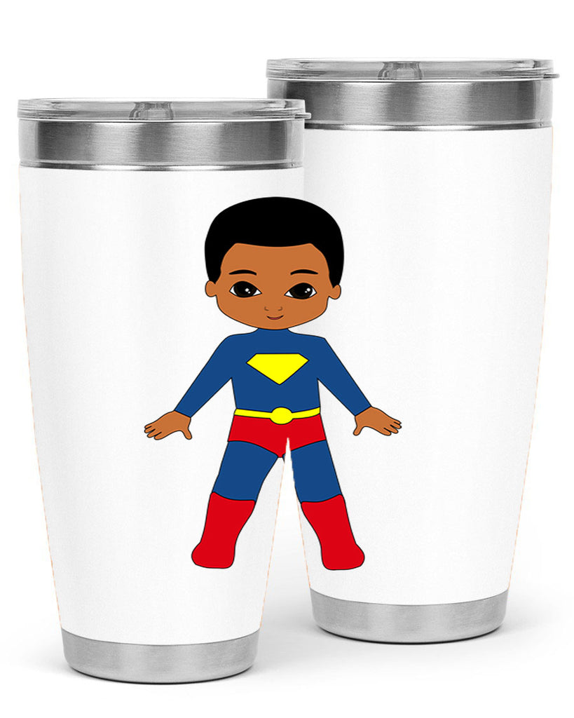 super kid 2#- black men - boys- tumbler