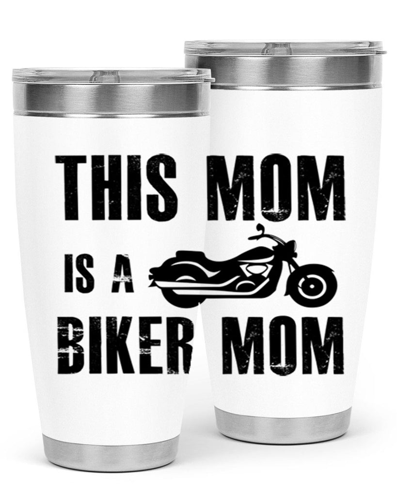 this mom is a biker mom 35#- mom- Tumbler