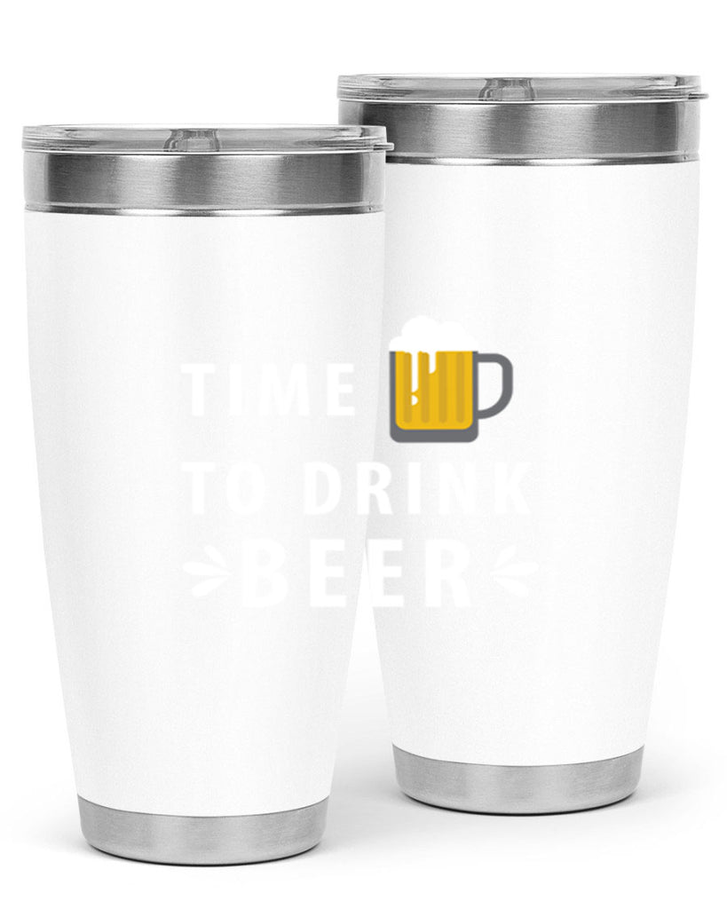 time to drink 7#- beer- Tumbler