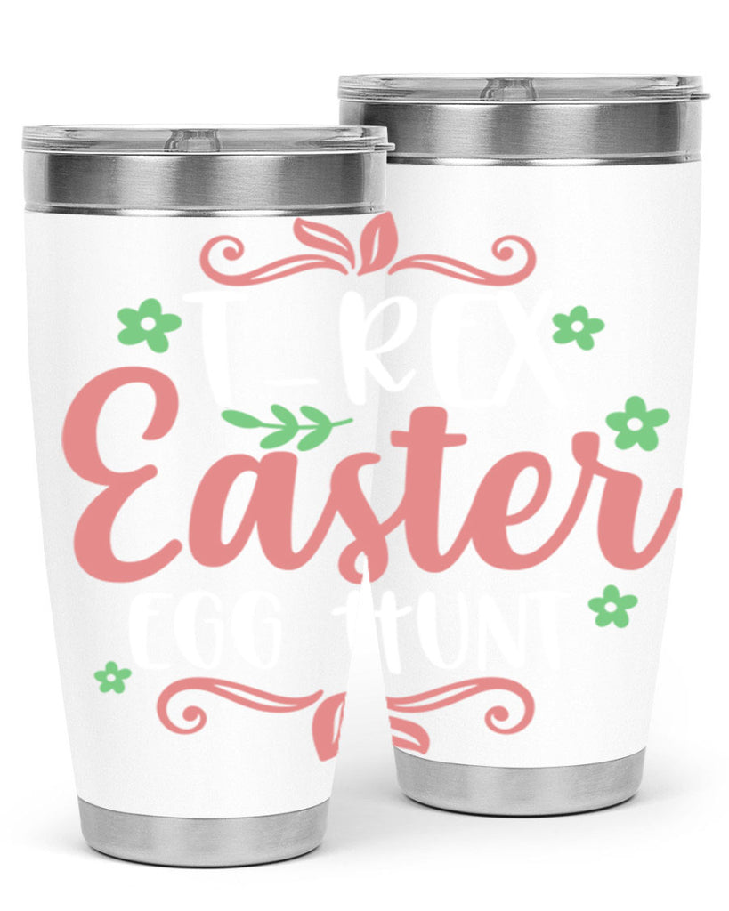 trex easter egg hunt 6#- easter- Tumbler