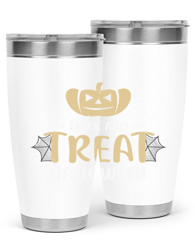 trick and treat halloween 125#- halloween- Tumbler