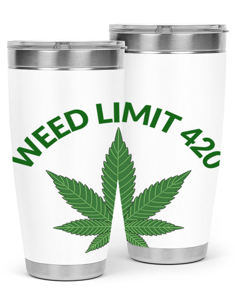 weed limit 420 sd 293#- marijuana- Tumbler