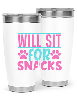 will sit for snacks Style 57#- dog- Tumbler