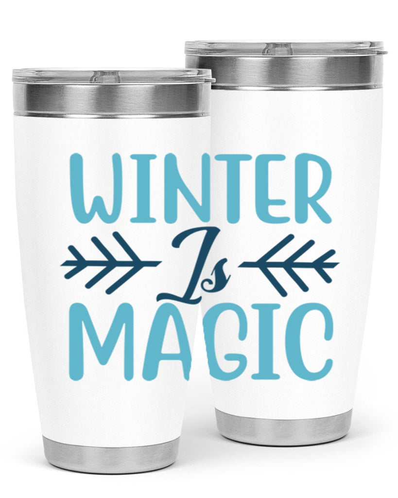 winter is magic 506#- winter- Tumbler